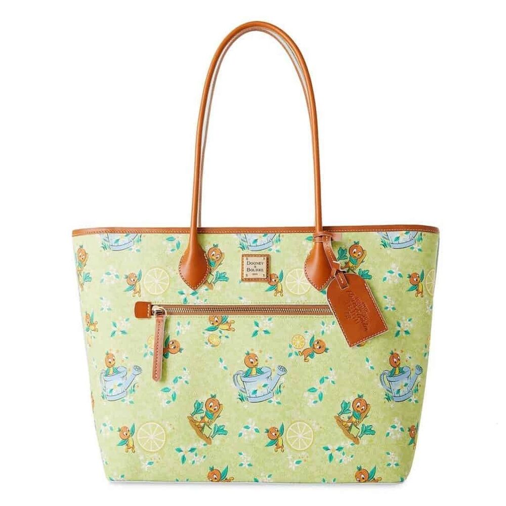 Dooney and Bourke Disney Orange Bird 2022 Epcot Flower and Garden Tote NWT